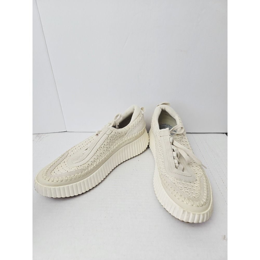 Dolce Vita Dolen Sandstone Knit Platform Sneakers Woman's Size 10
